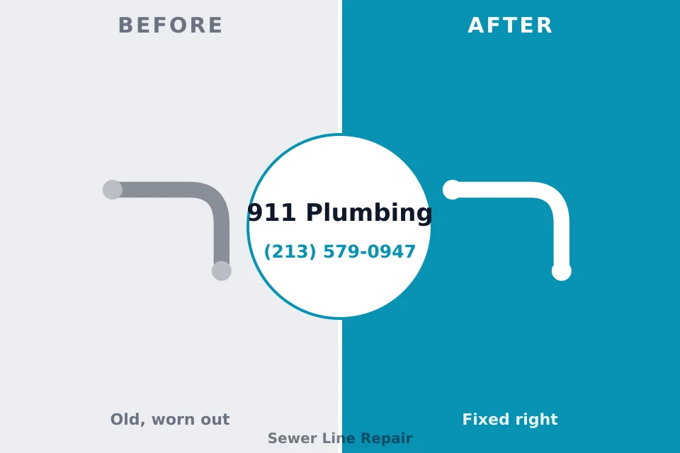 Before and after: plumbing company Spring Arbor, MI